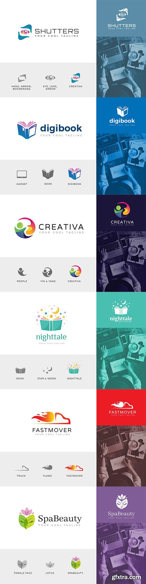 6 Logo Vector Templates