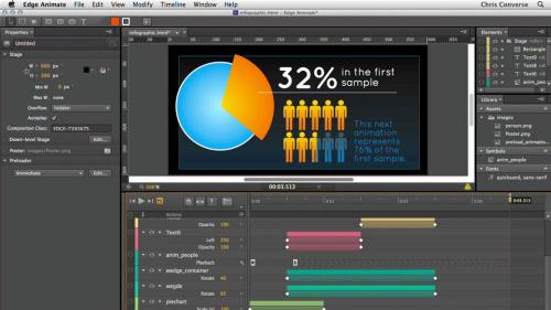 Lynda - Creating an Animated Infographic with Edge Animate - 124091