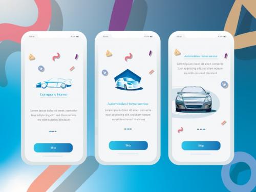 Automobiles app Splash Screen UI - automobiles-app-splash-screen-ui