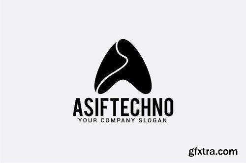 asiftechno Letter A Logo