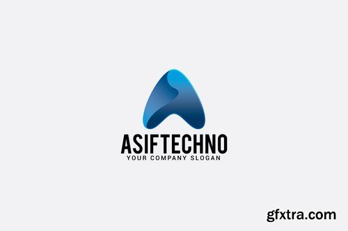 asiftechno Letter A Logo