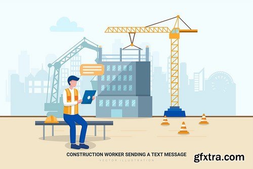 Construction & Real Estate Vector Illustration_v3