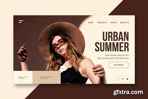 Urban Clothing - Landing Page