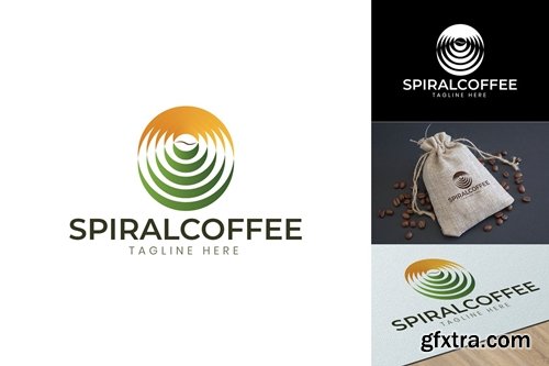 Spiralcoffee - Logo Template RB