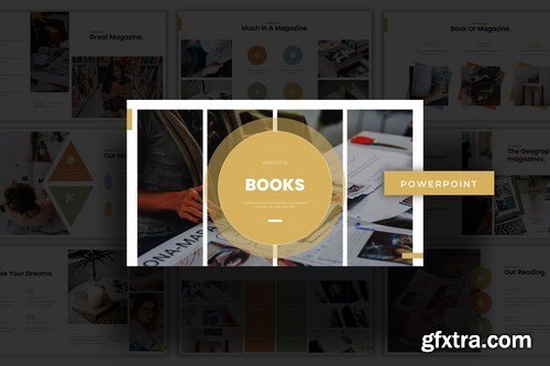 Books - Powerpoint Google Slides and Keynote Templates