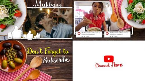 Videohive - Mukbang Food Youtube Intro