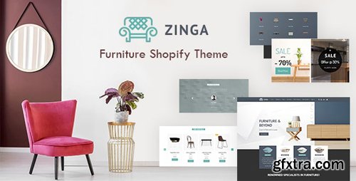 ThemeForest - Zinga v1.0 - Shopify Furniture, Interior Store - 23621638