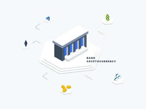 Bank Coin Isometric Graphic - bank-coin-isometric-graphic