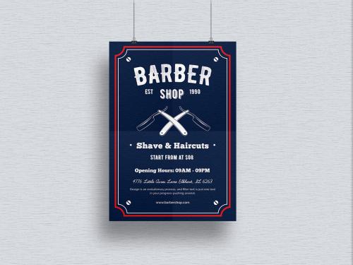 Barber Shop Flyer Template-01 - barber-shop-flyer-template-01