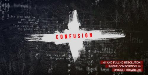 Videohive - Confusion Titles/ Movie and Film Text Intro/ True Detective/ Trailer Crime Story/ VHS/ Police & Spy