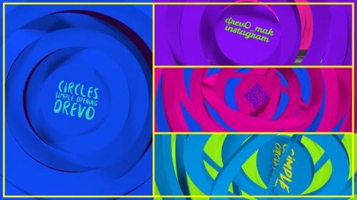 Videohive - Circles Simple Opening/ Transitions/Minimal Logo/ Youtube Clean Intro/ Cartoon Kid TV/ Corp/ IGTV