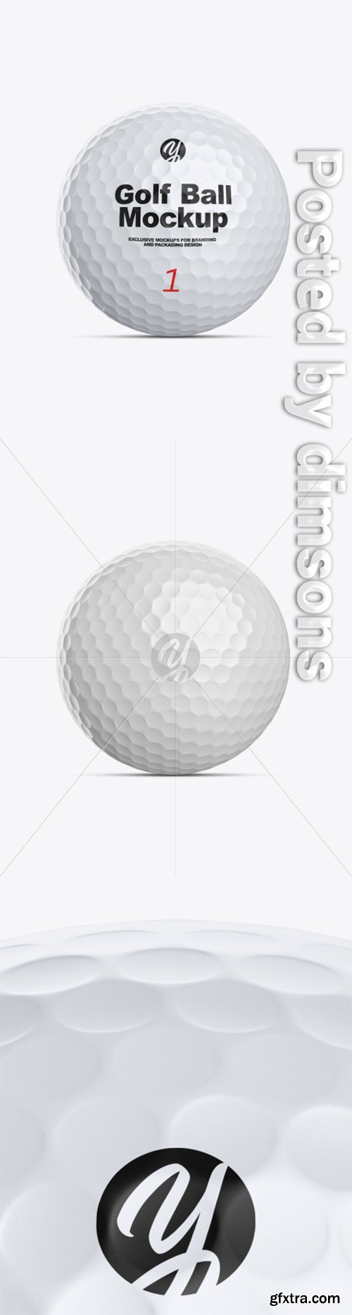 Golf Ball Mockup 48329