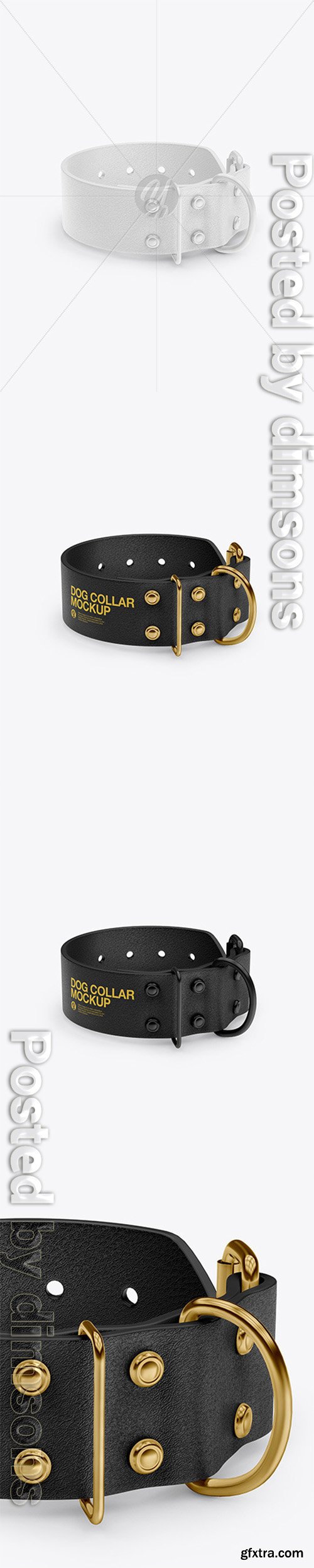 Leather Dog Collar Mockup 47748