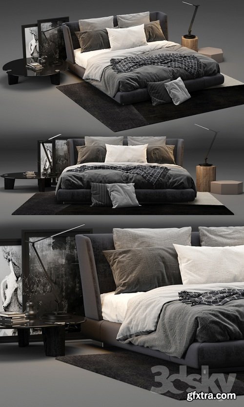 Minotti Creed Bed