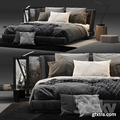 Minotti Creed Bed