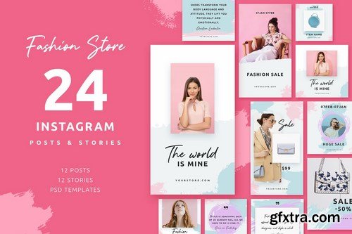 Fashion Store - Instagram Posts & Stories