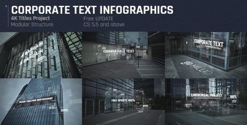 Videohive - Corporate Text Infographics/ Economic Titles Intro/ Business and Political Summit/ HUD UI Meeting