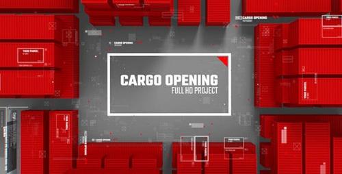 Videohive - Cargo Opening/ Transportation of Parcels/ Post and Сontainer/ Corporate Logo