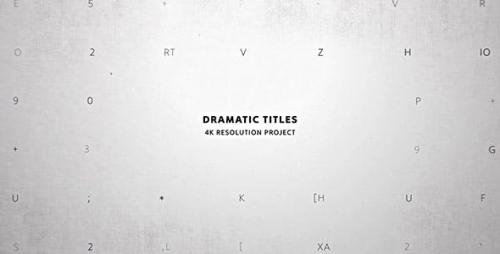 Videohive - Dramatic Titles/ Movie and Film Text Intro/ True Detective/ Trailer Crime Story/ VHS/ Police & Spy