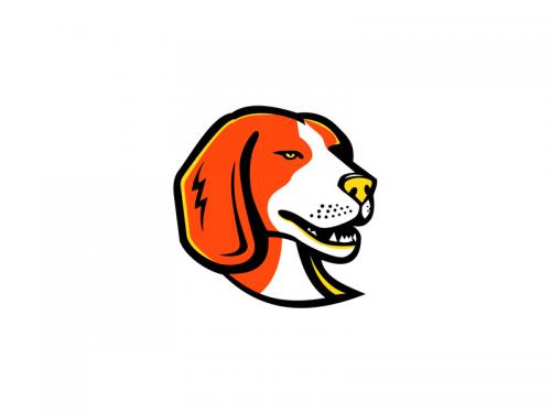 Beagle Hound Dog Mascot - beagle-hound-dog-mascot