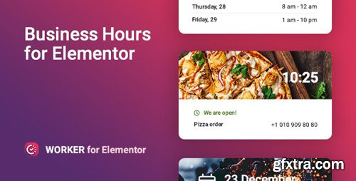 CodeCanyon - Business hours widget for Elementor - Worker v1.0.0 - 25241949