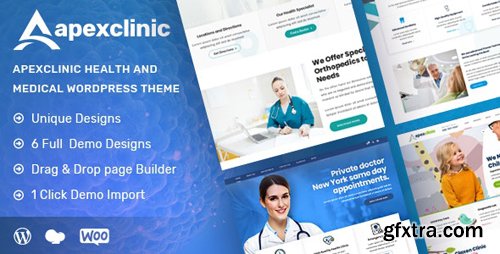 ThemeForest - ApexClinic HealthCare v1.2.0 - Health & Medical Theme - 22433486 - NULLED