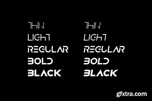 NOIR - Unique &amp; Modern Display Logo Typeface