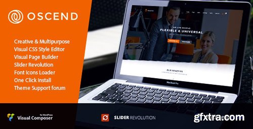 ThemeForest - Oscend v2.3 - Creative Agency WordPress Theme - 15583465