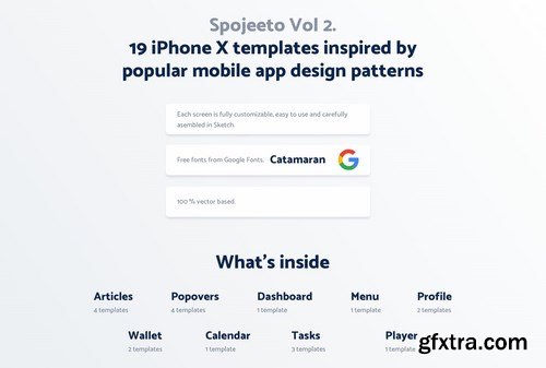 Vol. 2 - Spojeeto Mobile App UI Kit