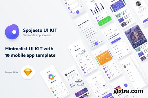 Vol. 2 - Spojeeto Mobile App UI Kit