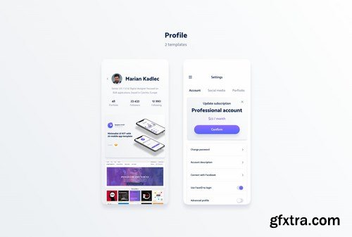 Vol. 2 - Spojeeto Mobile App UI Kit