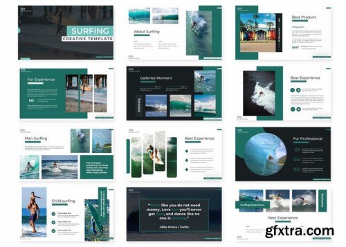 Surfing - Powerpoint Google Slides and Keynote Templates