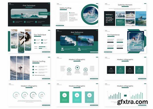 Surfing - Powerpoint Google Slides and Keynote Templates