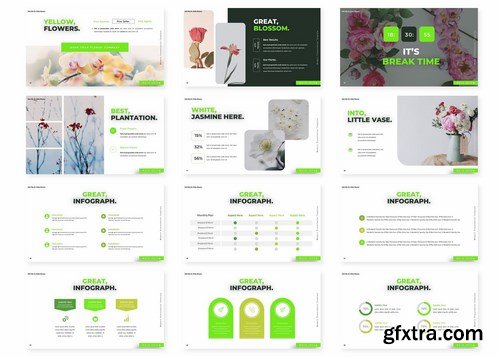 Florist - Powerpoint Google Slides and Keynote Templates