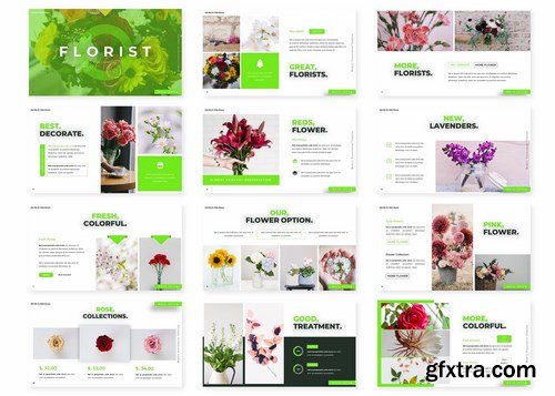 Florist - Powerpoint Google Slides and Keynote Templates