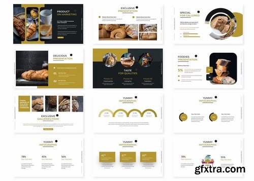 Cakes - Powerpoint Google Slides and Keynote Templates