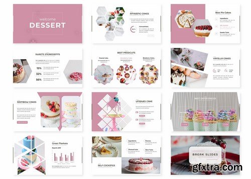 Dessert - Powerpoint Google Slides and Keynote Templates