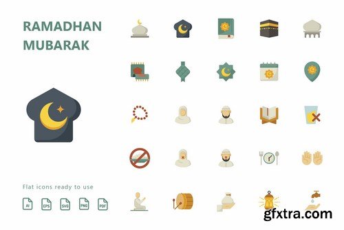 Ramadhan Mubarak Icons Pack