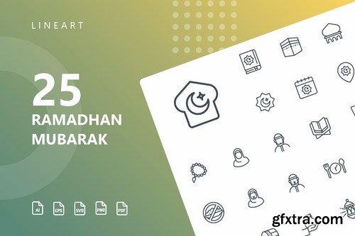 Ramadhan Mubarak Icons Pack