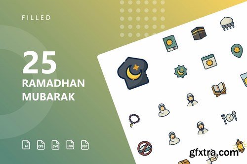 Ramadhan Mubarak Icons Pack