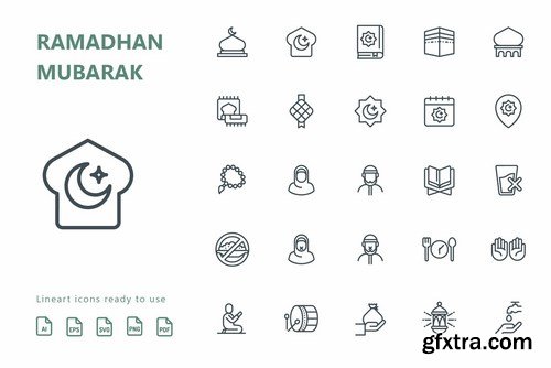 Ramadhan Mubarak Icons Pack