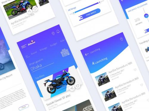 Bikers App UI Kit - bikers-app-kit