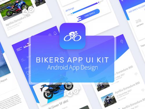 Bikers App UI Kit V2 - bikers-app-ui-kit-v2