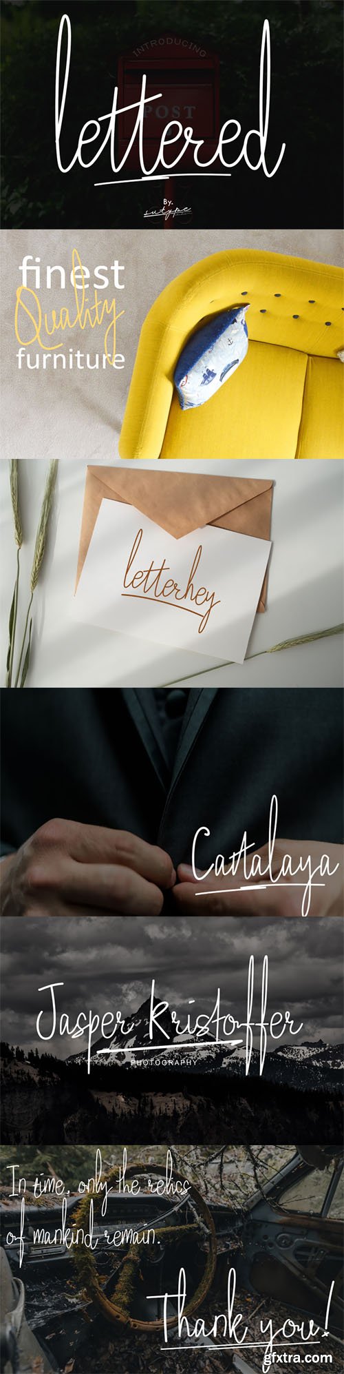 Lettered - Signature Font