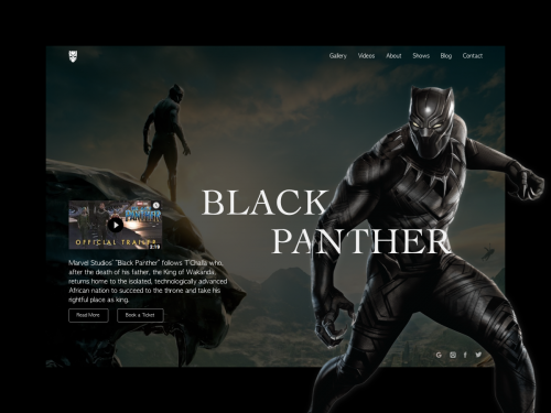 Black Panther - Web Landing Page - black-panther-web-landing-page