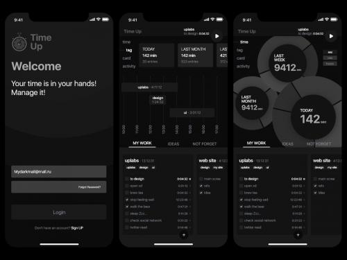 Black & White UI - black-white-ui