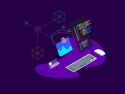 Blockchain Platform Isometric Illustration 12 - blockchain-platform-isometric-illustration-12