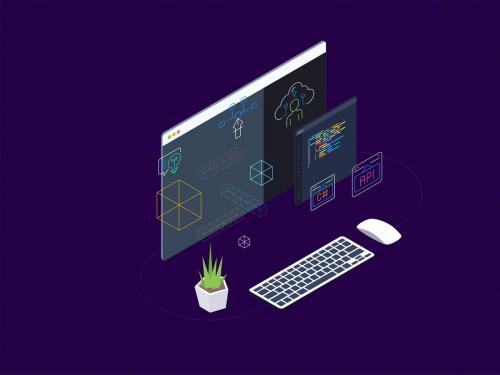 Blockchain Platform Isometric Illustration 9 - blockchain-platform-isometric-illustration-9