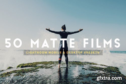 50 Matte Film Lightroom Presets LUTs