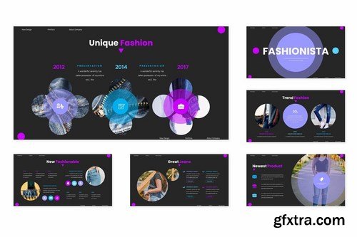 Fashionista - Powerpoint Google Slides and Keynote Templates